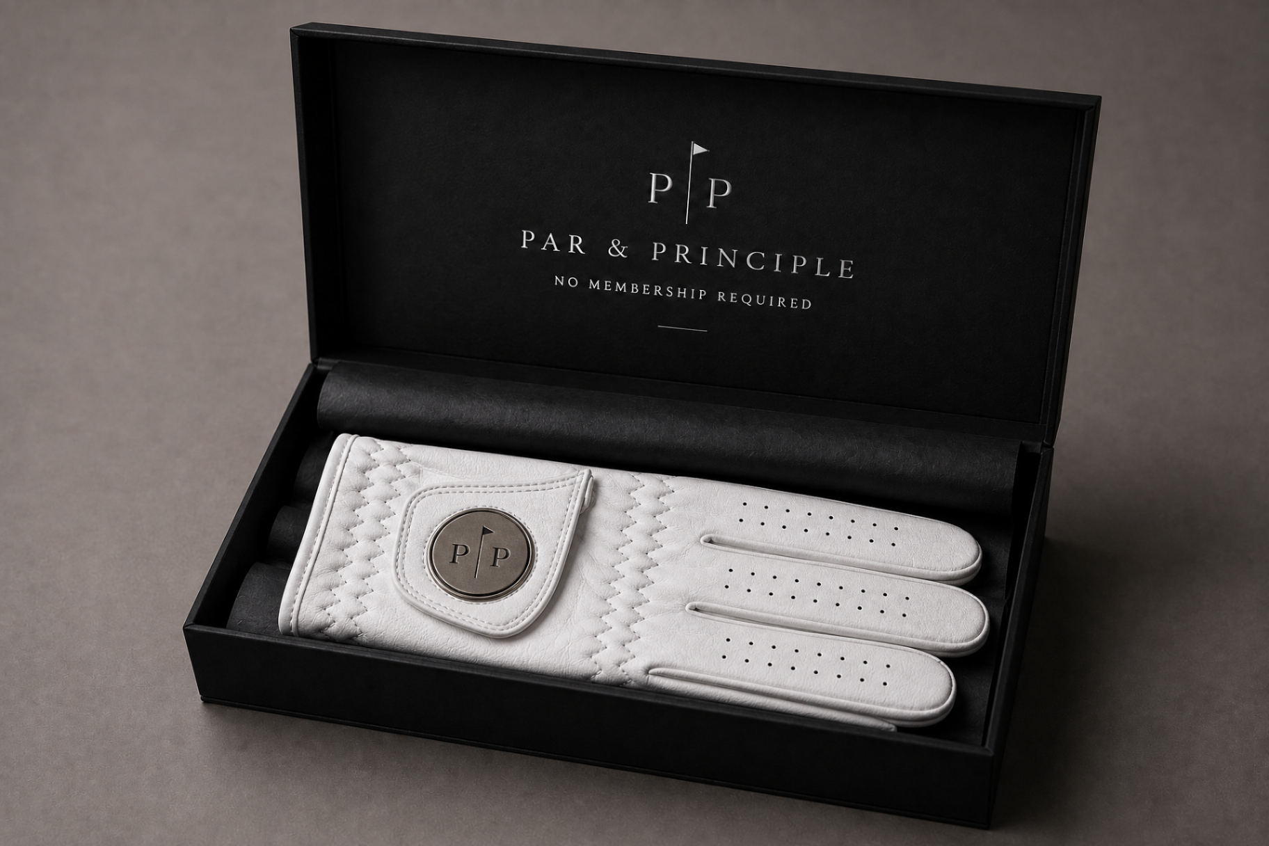 Par & Principle matte black gift box